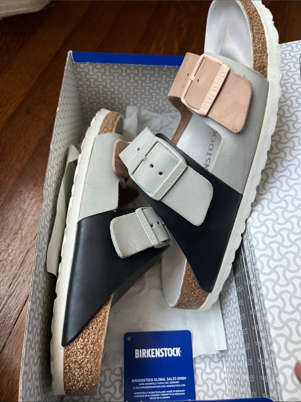 RARE Birkenstock Split Mineral Rose Sandals size 39 - Picture 9 of 9